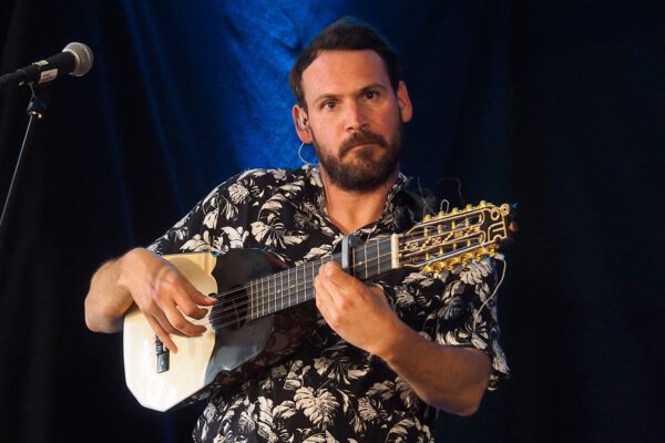 Rudolstadt Festival 2024: Calle Mambo: Guillaume Laumière (Foto: Andreas Kuhrt)