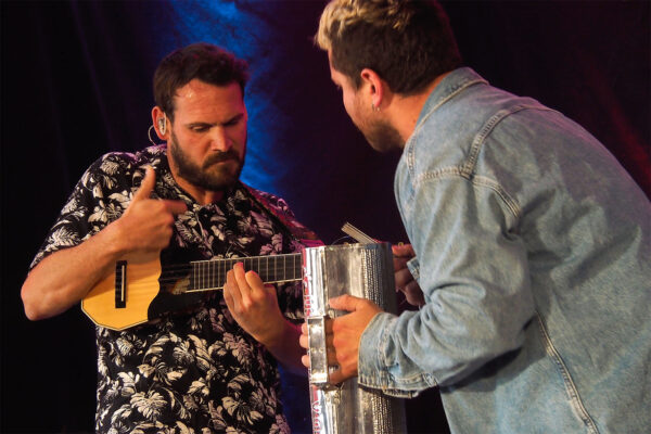 Rudolstadt Festival 2024: Calle Mambo: Guillaume Laumière + Jonathan Valle (Foto: Andreas Kuhrt)