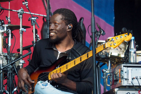 Rudolstadt Festival 2024: Julian Marley + The Uprising: Andrew "Chaco" Edwards (Foto: Andreas Kuhrt)