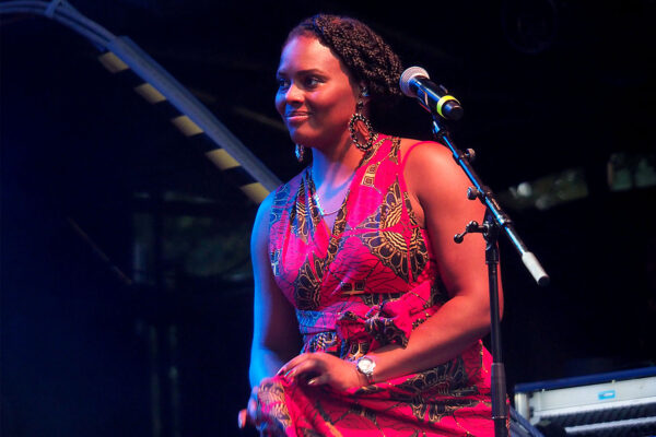 Rudolstadt Festival 2024: Julian Marley + The Uprising: Shanna-Lee Fletcher (Foto: Andreas Kuhrt)