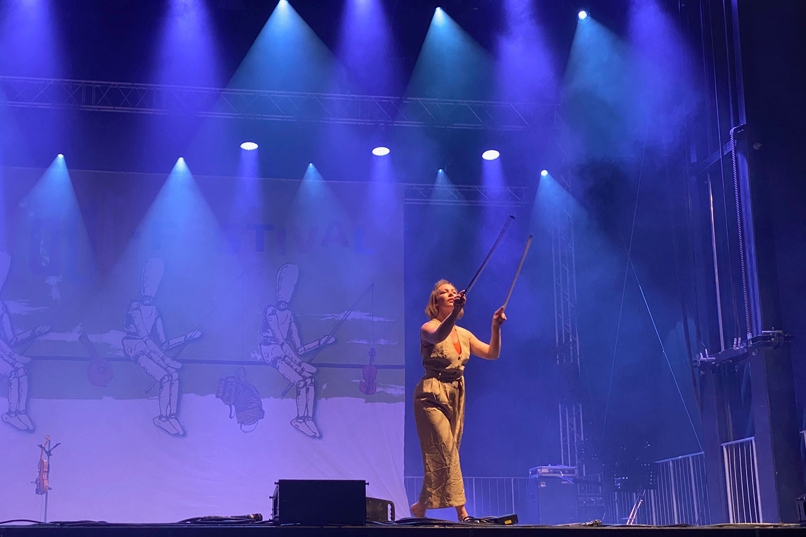 Rudolstadt Festival 2024: Große Bühne Marktplatz: Òme: Silje Onstad Hålien (Foto: Andreas Kuhrt)