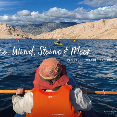 Fotokalender 2025: Sonne, Wind, Steine & Meer (Gestaltung: Designakut, Edition Sinnbild)