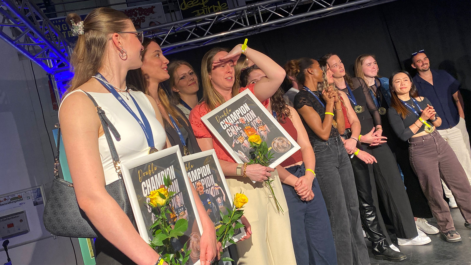 Suhl, CCS Atrium: Saisonabschluss 2026 Volleyball Frauen-Team VfB Suhl Lotto Thüringen (Foto: Andreas Kuhrt)