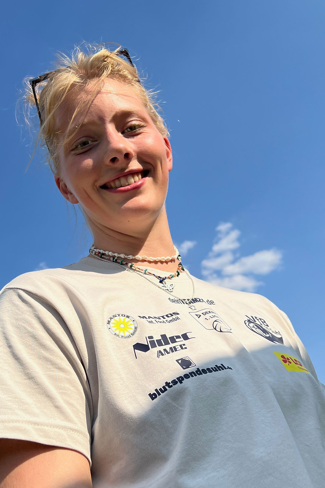 VfB Suhl LOTTO Thüringen Teampräsentation am 15.08.2026 auf dem Sportplatz in Heidersbach: Hannah Hartmann (Diagonalangriff) (Foto: Andreas Kuhrt)