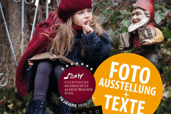 <i>Fotos für Fotoclub-Kontrast-Ausstellung</i> Thüringer Ansichten <i>Musikschule Suhl 2026</i>