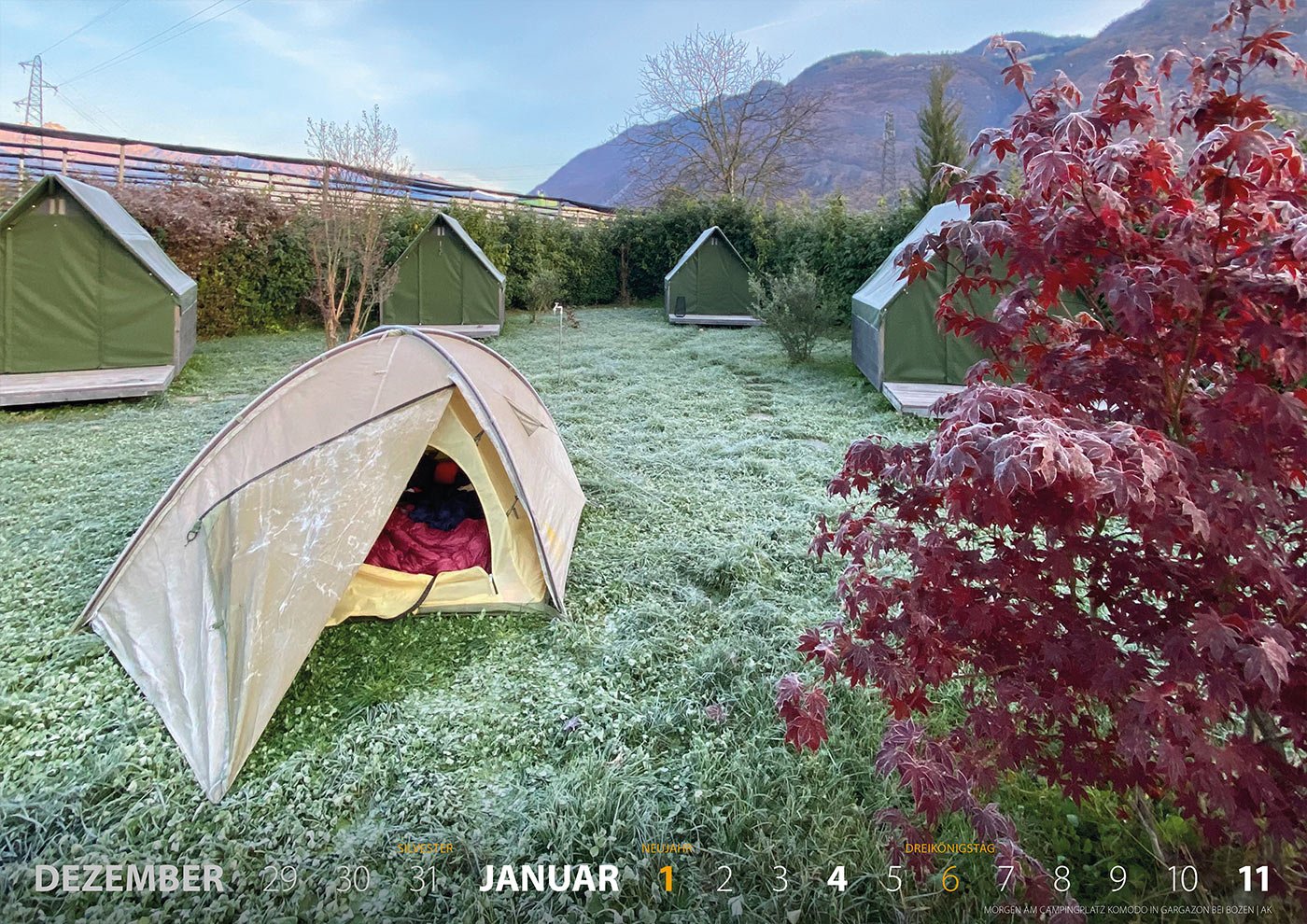 Fotokalender 2026: Italien: Campingplatz Komodo in Gargazon bei Bozen (Foto: Andreas Kuhrt)