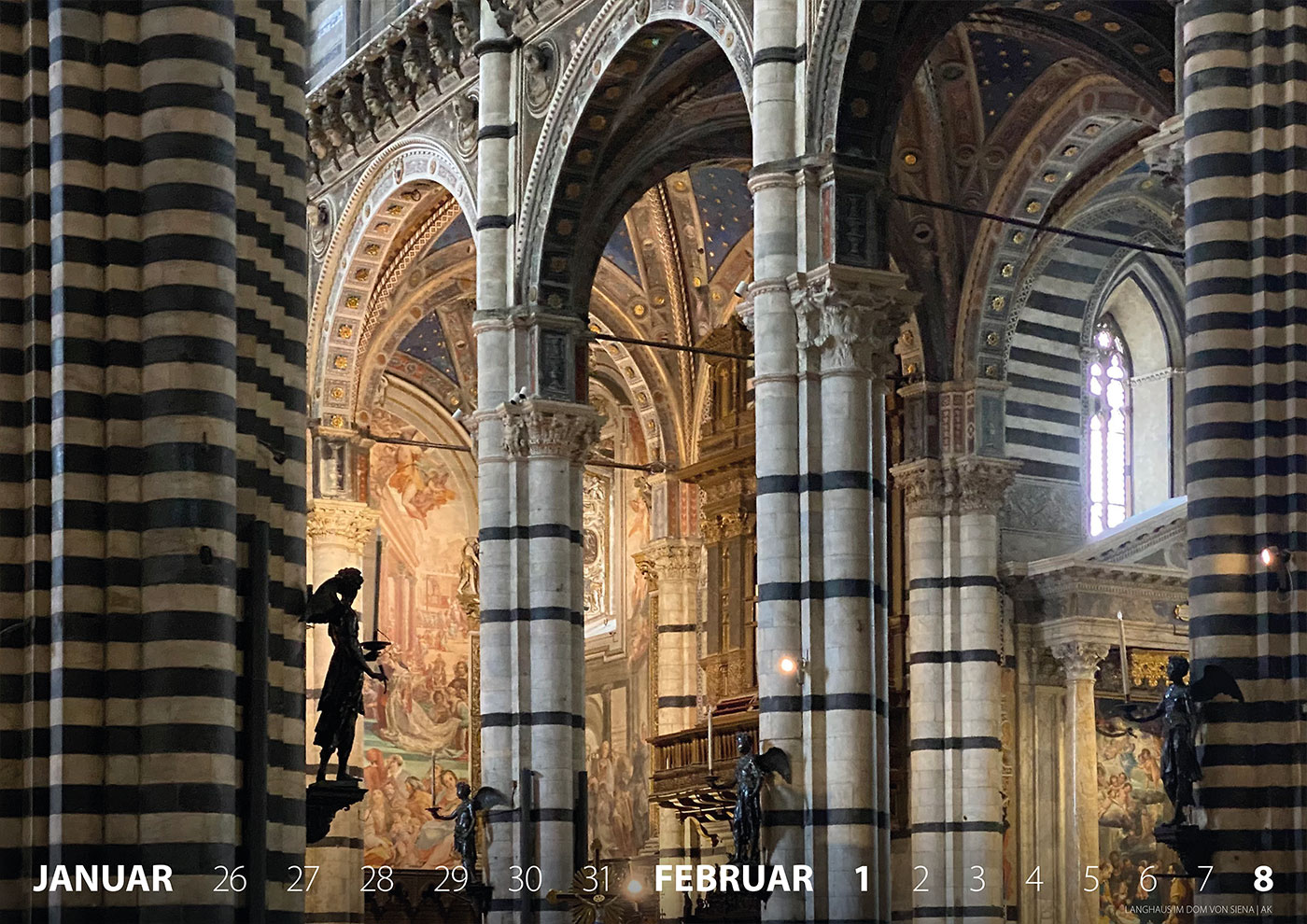 Fotokalender 2026: Italien: Im Dom von Siena (Foto: Andreas Kuhrt)