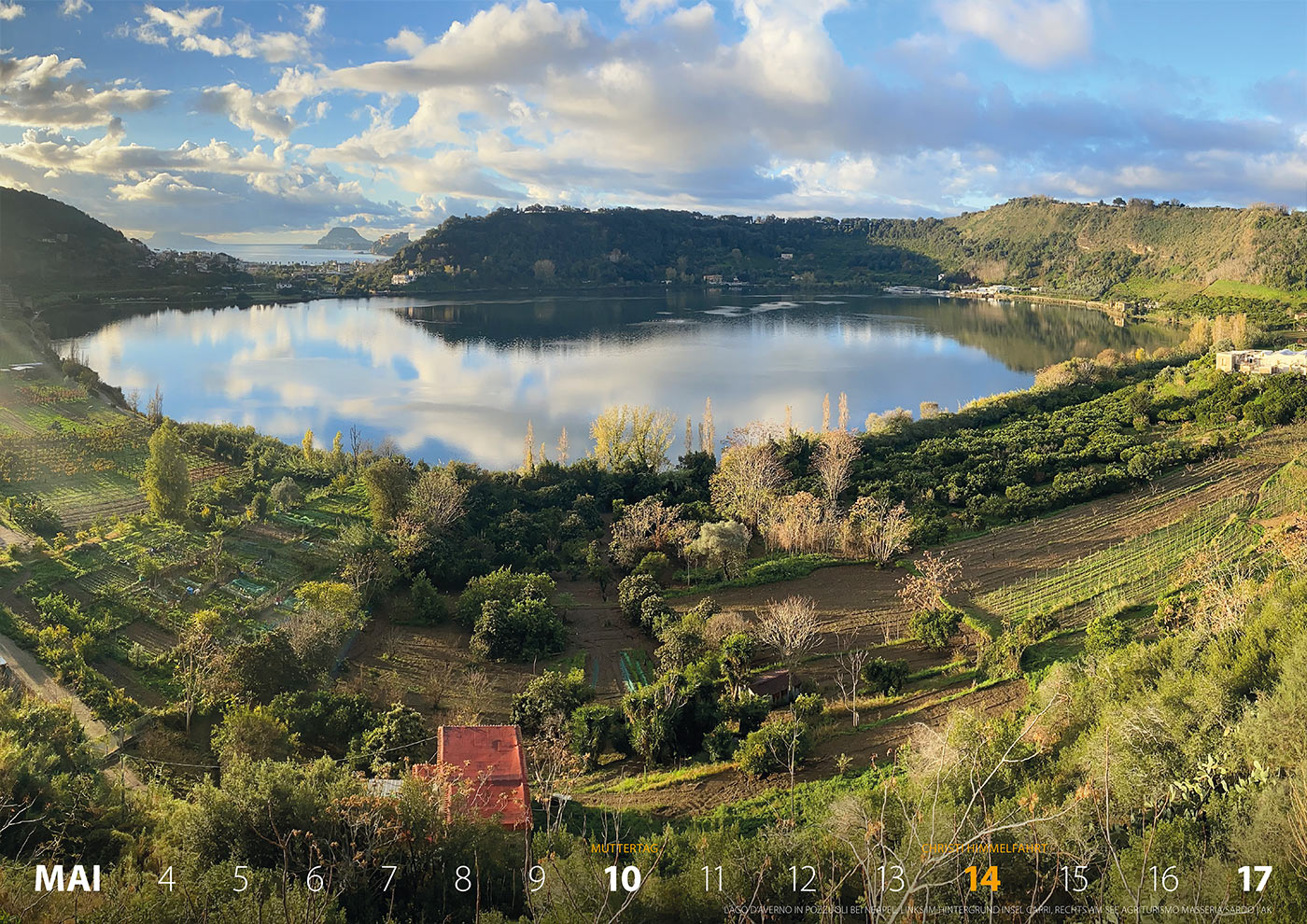 Fotokalender 2026: Italien: Lago d'Averno in Pozzuoli bei Neapel (Foto: Andreas Kuhrt)