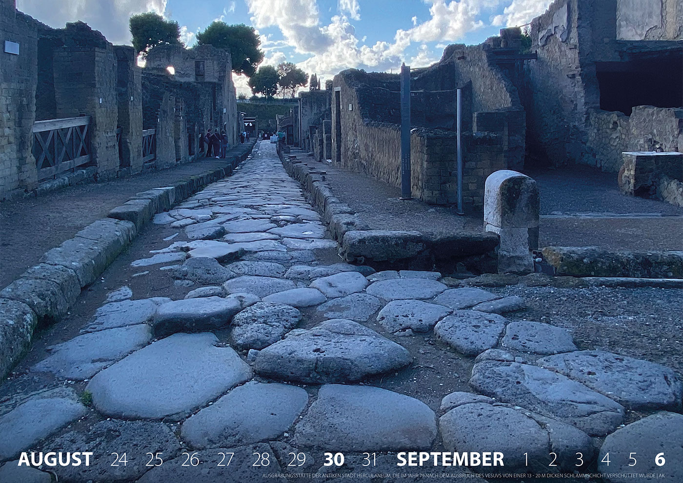 Fotokalender 2026: Italien: Ausgrabungsstätte Herculaneum bei Neapel (Foto: Andreas Kuhrt)