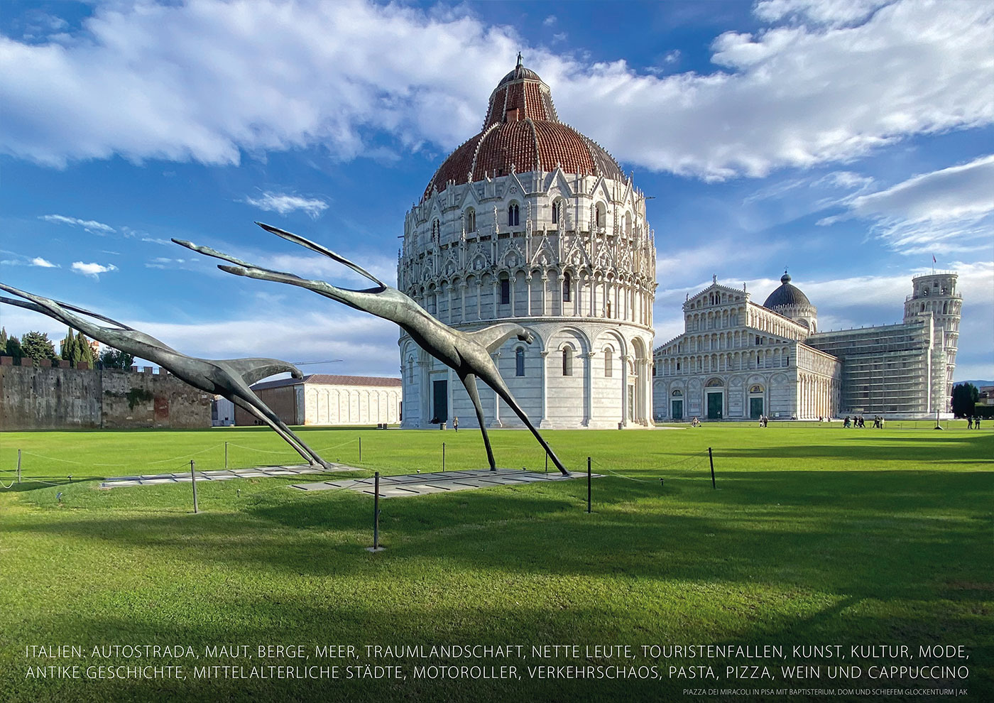 Fotokalender 2026: Italien: Piazza dei Miracoli in Pisa (Foto: Andreas Kuhrt)