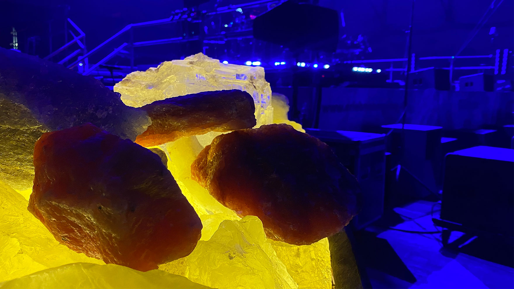 Erlebnis Bergwerk Merkers 2026: Salzlore im Konzertsaal (ehemaliger Großbunker) (Foto: Andreas Kuhrt)