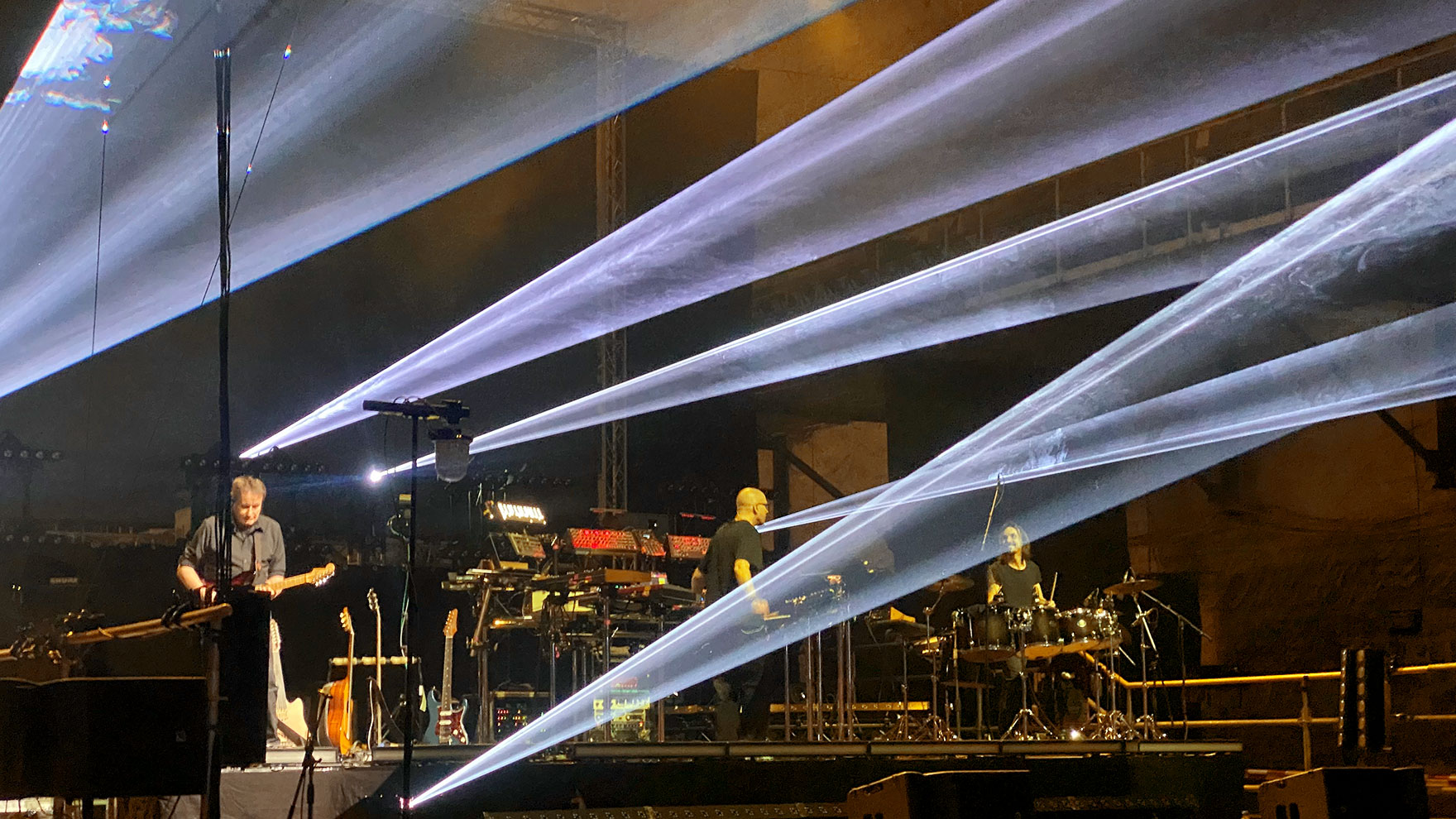 Erlebnis Bergwerk Merkers 2026: Konzert Schiller: Lasershow (Foto: Andreas Kuhrt)