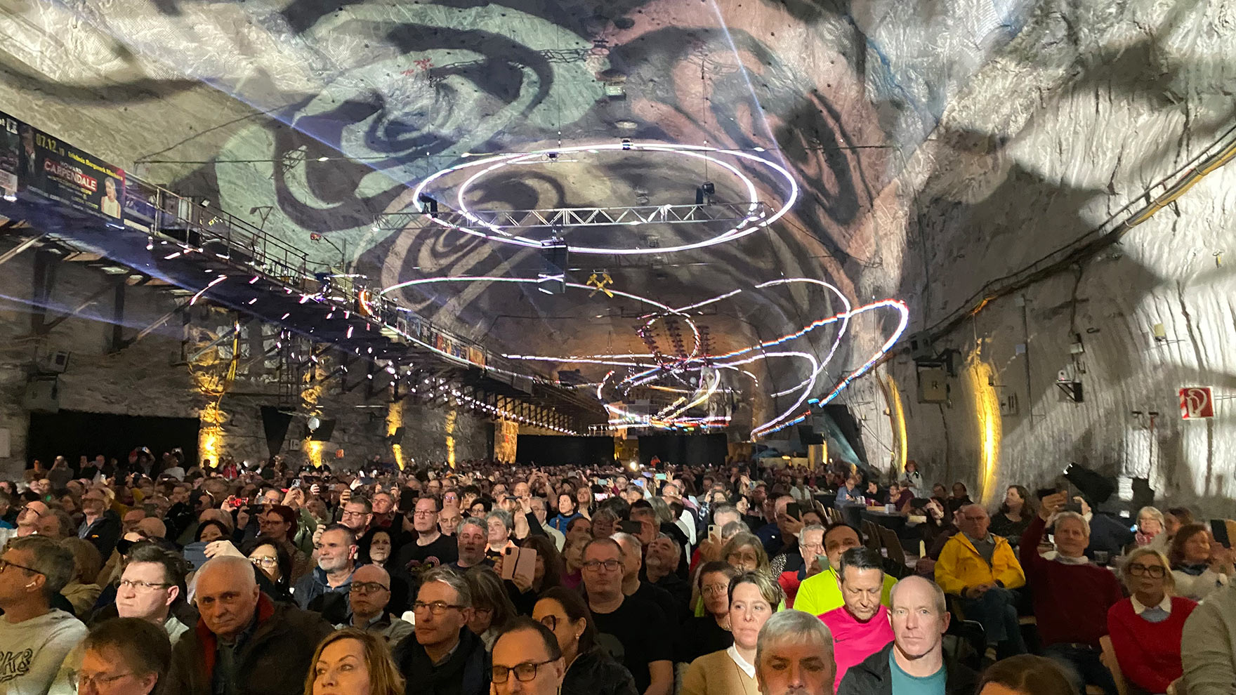 Erlebnis Bergwerk Merkers 2026: Konzert Schiller: Lasershow (Foto: Andreas Kuhrt)