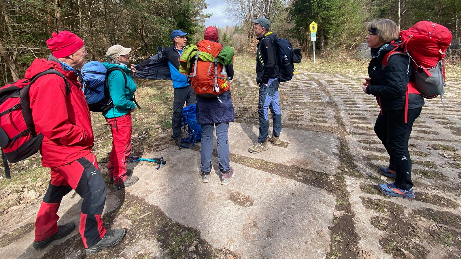 Osterwanderung Grünes Band 2026: Harz: Spitzer Winkel am DDR-Kolonnenweg bei Ellrich (Foto: Andreas Kuhrt)
