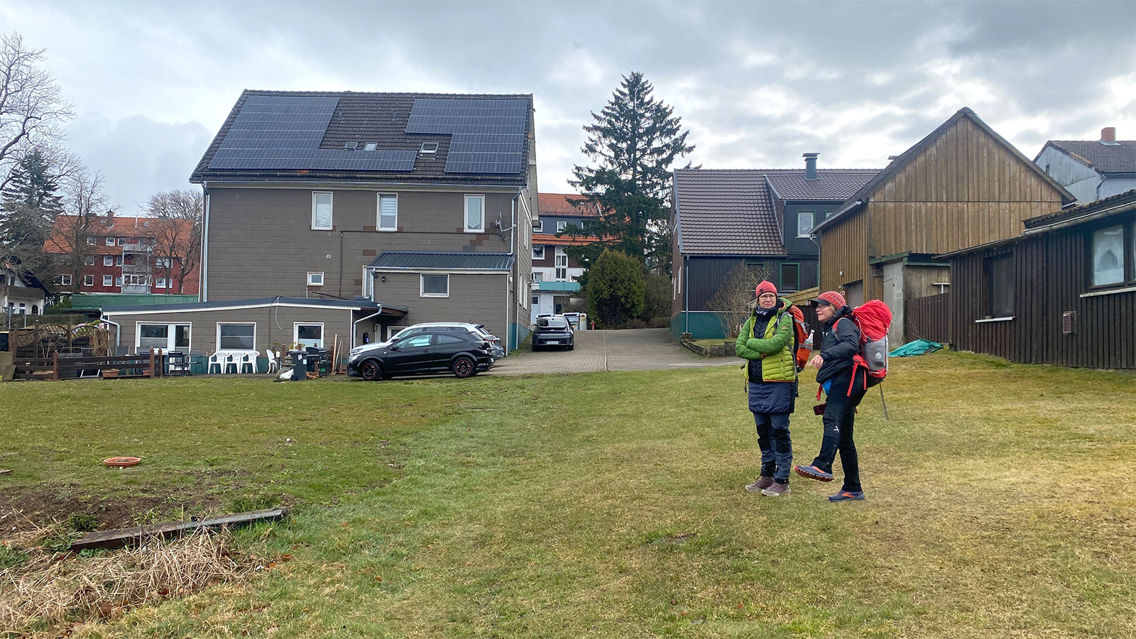 Osterwanderung Grünes Band 2026: Harz: Hohegeiß: Mikes Fewo (links) (Foto: Andreas Kuhrt)