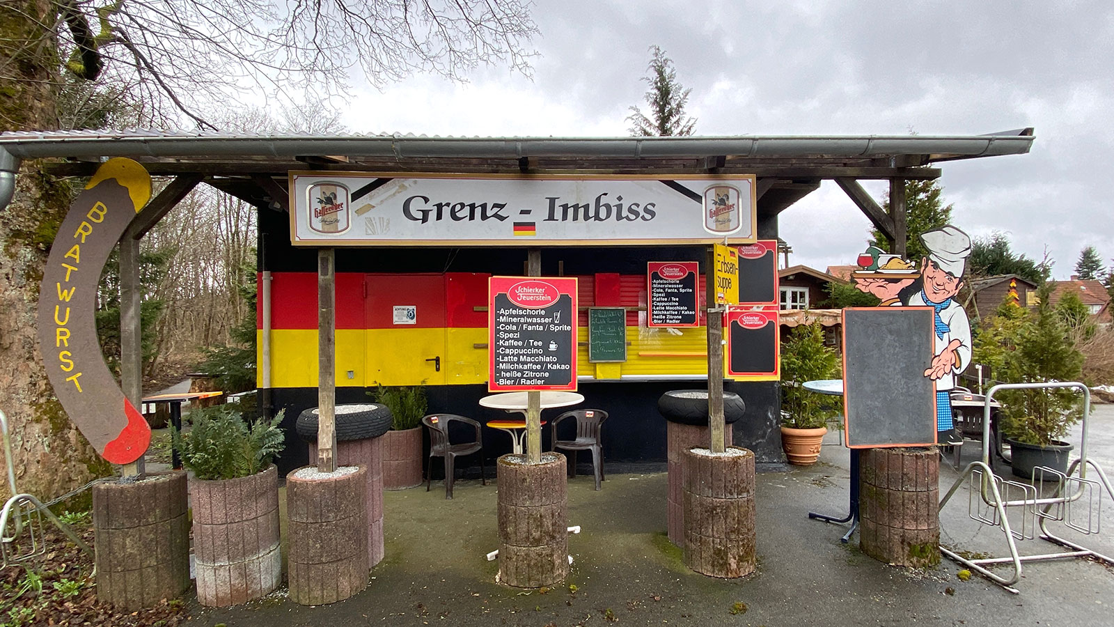 Osterwanderung Grünes Band 2026: Harz: Hohegeiß: Grenz-Imbiss (Foto: Andreas Kuhrt)