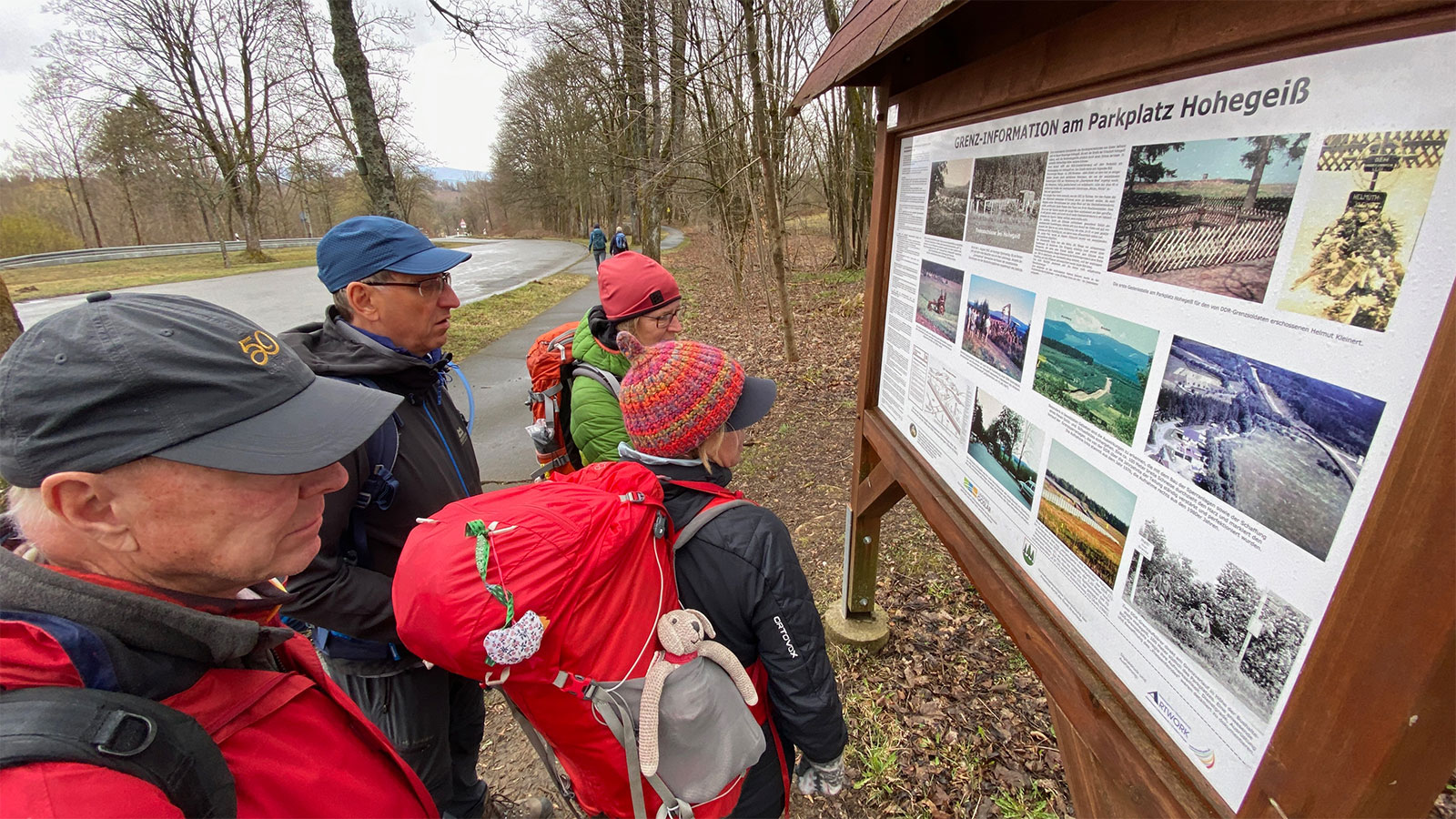 Osterwanderung Grünes Band 2026: Harz: Hohegeiß: Grenz-Information (Foto: Andreas Kuhrt)