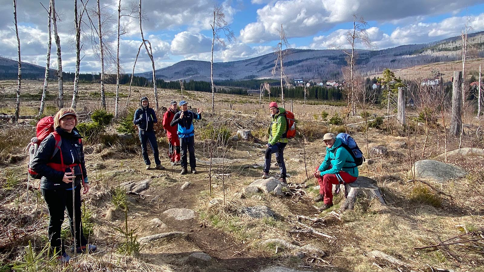 Osterwanderung Grünes Band 2026: Harz: Ulmer Weg: Braunlager Weg nach Schierke: an der Mauseklippe (Foto: Andreas Kuhrt)