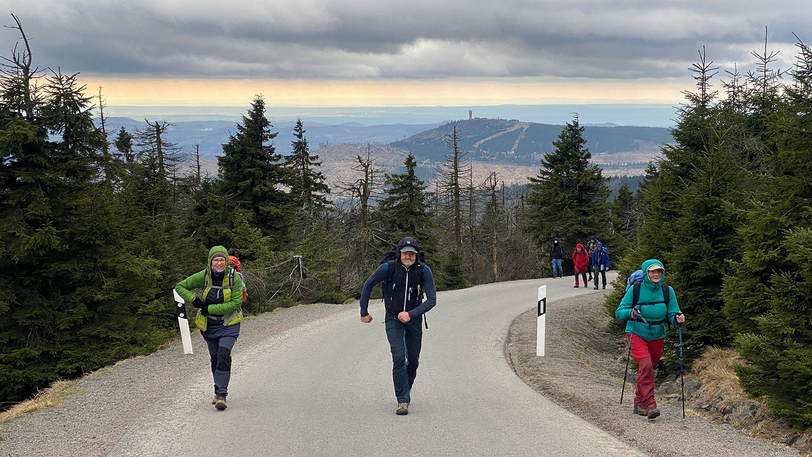 Osterwanderung Grünes Band 2026: Harz: Aufstieg zum Brocken: Brockenstraße (Foto: Andreas Kuhrt)