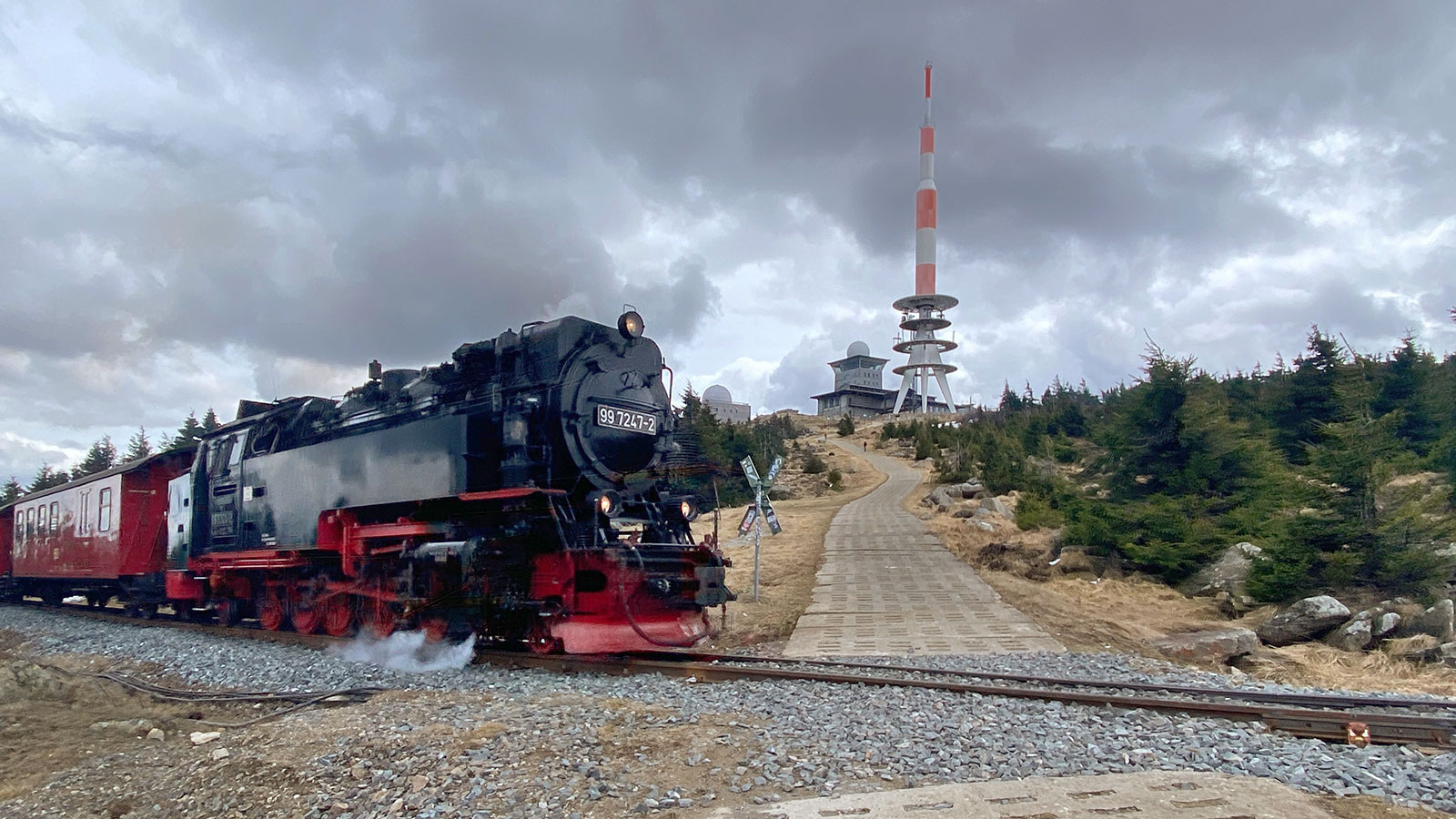 Osterwanderung Grünes Band 2026: Harz: Brockenbahn am Hirtenstieg (Foto: Andreas Kuhrt)