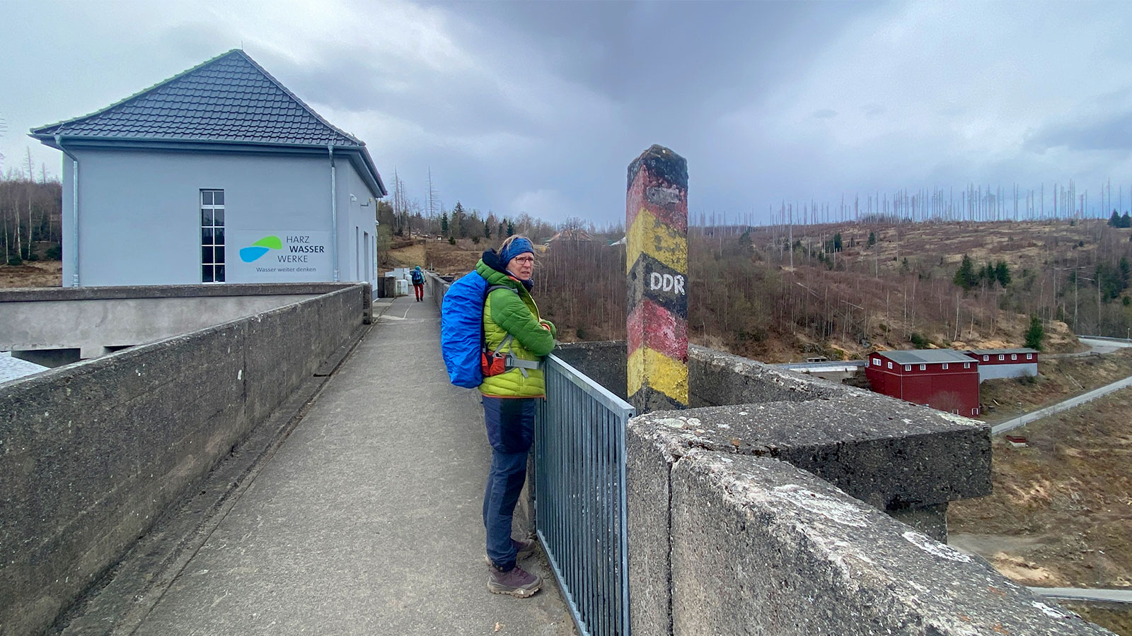 Osterwanderung Grünes Band 2026: Harz: Staumauer Eckerstausee (Foto: Andreas Kuhrt)