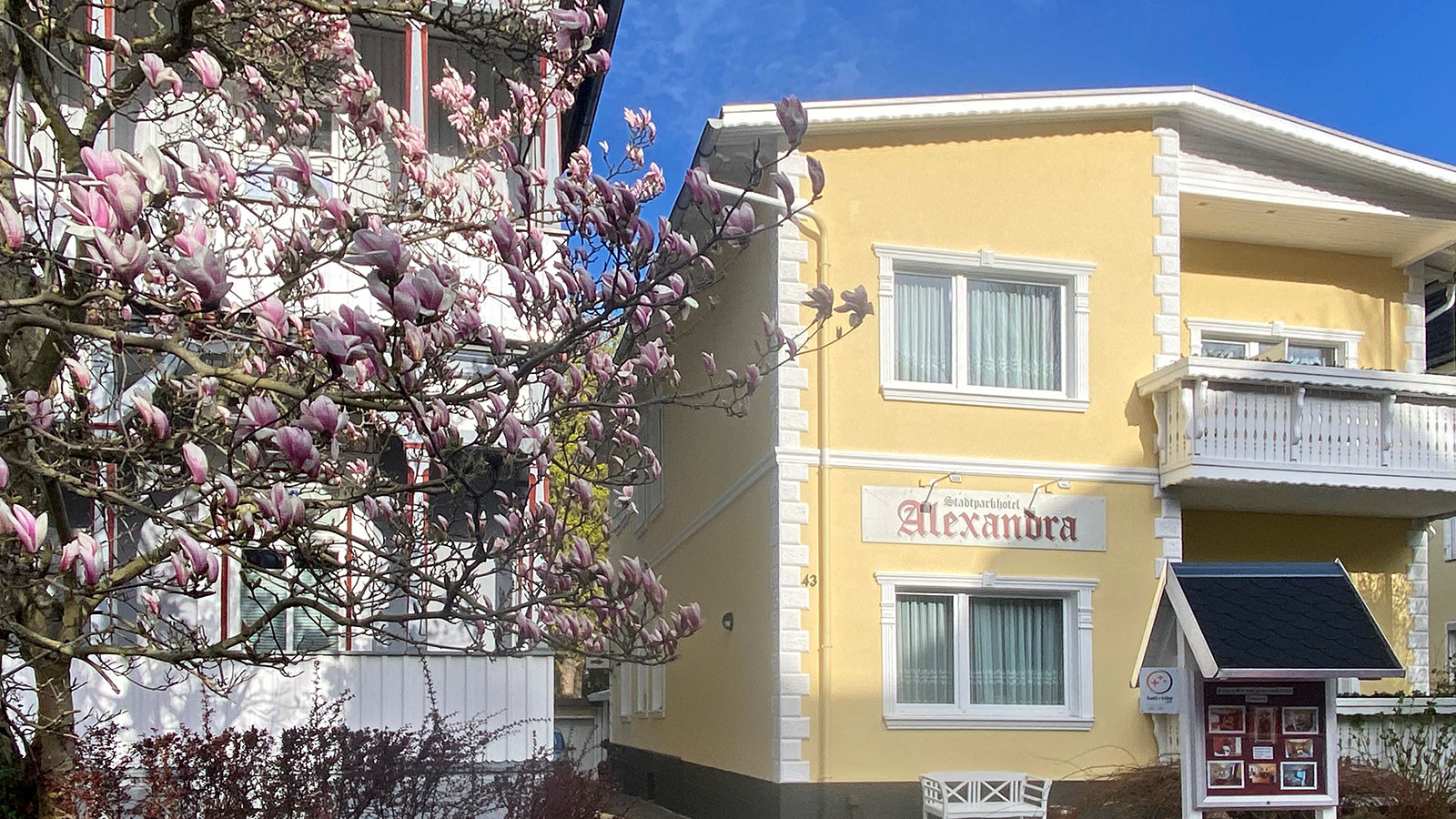 Osterwanderung Grünes Band 2026: Harz: Bad Harzburg: Stadtparkhotel Alexandra (Foto: Andreas Kuhrt)