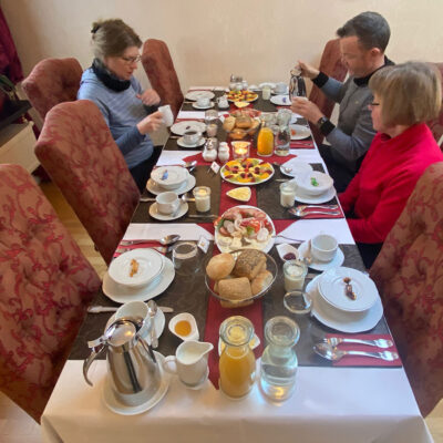 Osterwanderung Grünes Band 2026: Harz: Bad Harzburg: Frühstück im Stadtparkhotel Alexandra (Foto: Andreas Kuhrt)