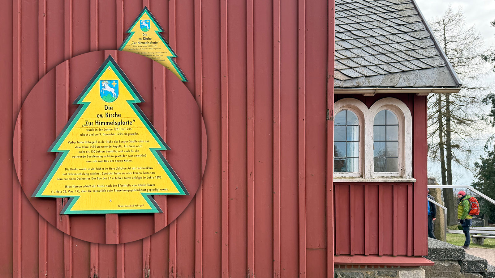 Osterwanderung Grünes Band 2026: Harz: Hohegeiß: Kirche Zur Himmelspforte (Foto: Manuela Hahnebach)