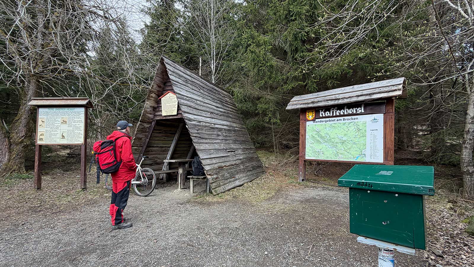 Osterwanderung Grünes Band 2026: Harz: Rastplatz Kaffeehorst (Foto: Manuela Hahnebach)