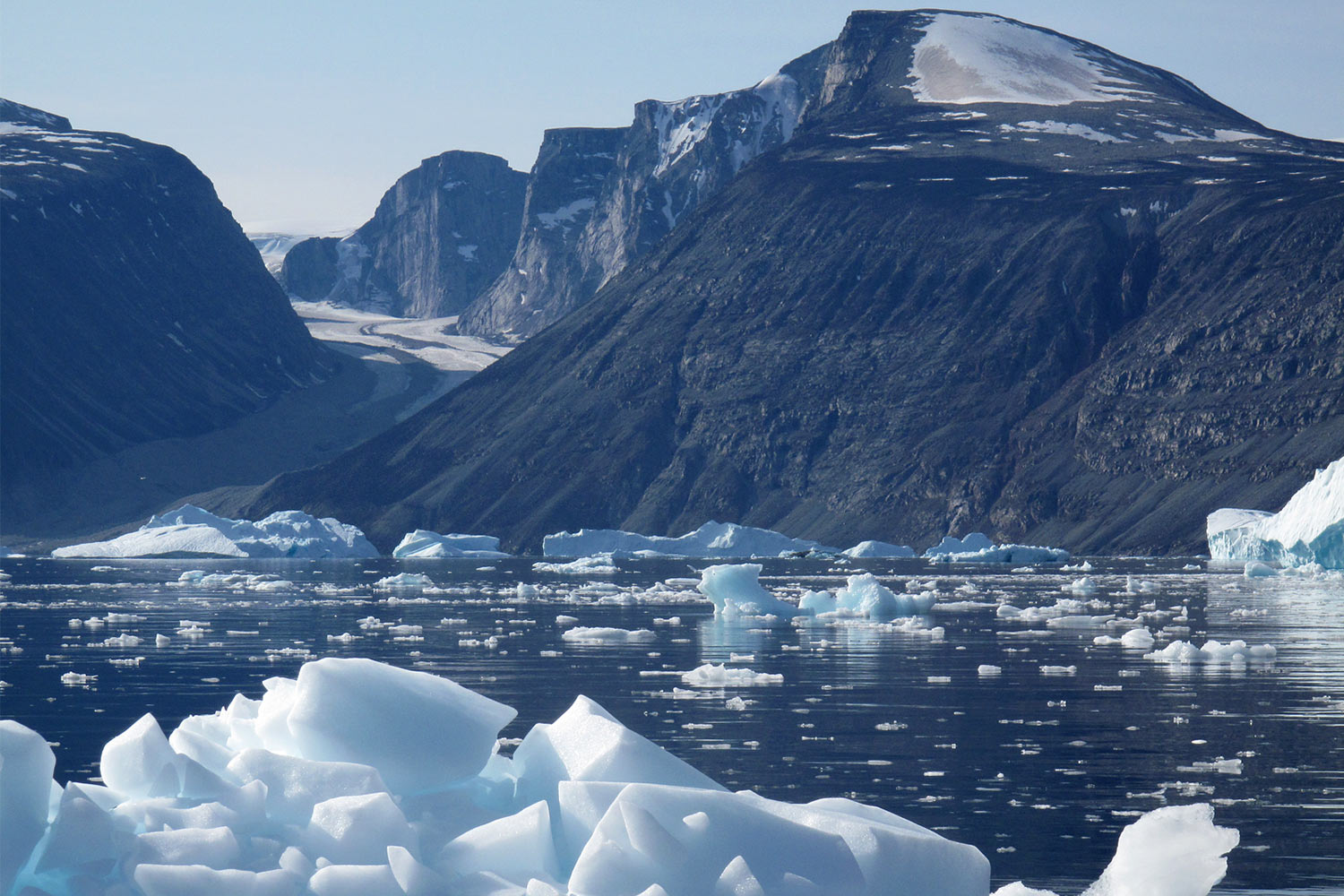 Treibeis . Uummannaqfjord . Grönland . 2009 (Foto: Manuela Hahnebach)