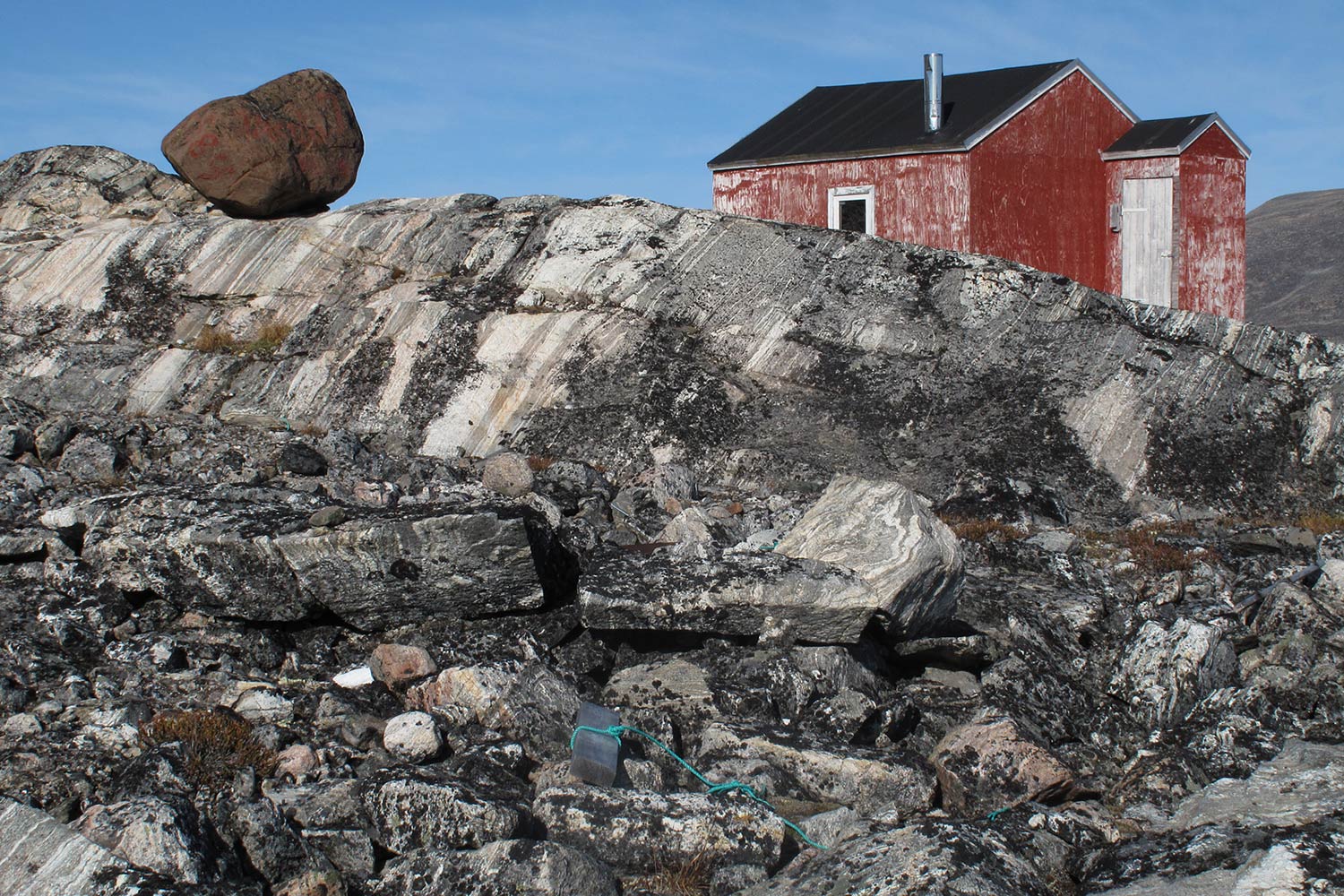Hochland-Hütte . Nuussuaq . Grönland . 2009 (Foto: Manuela Hahnebach)