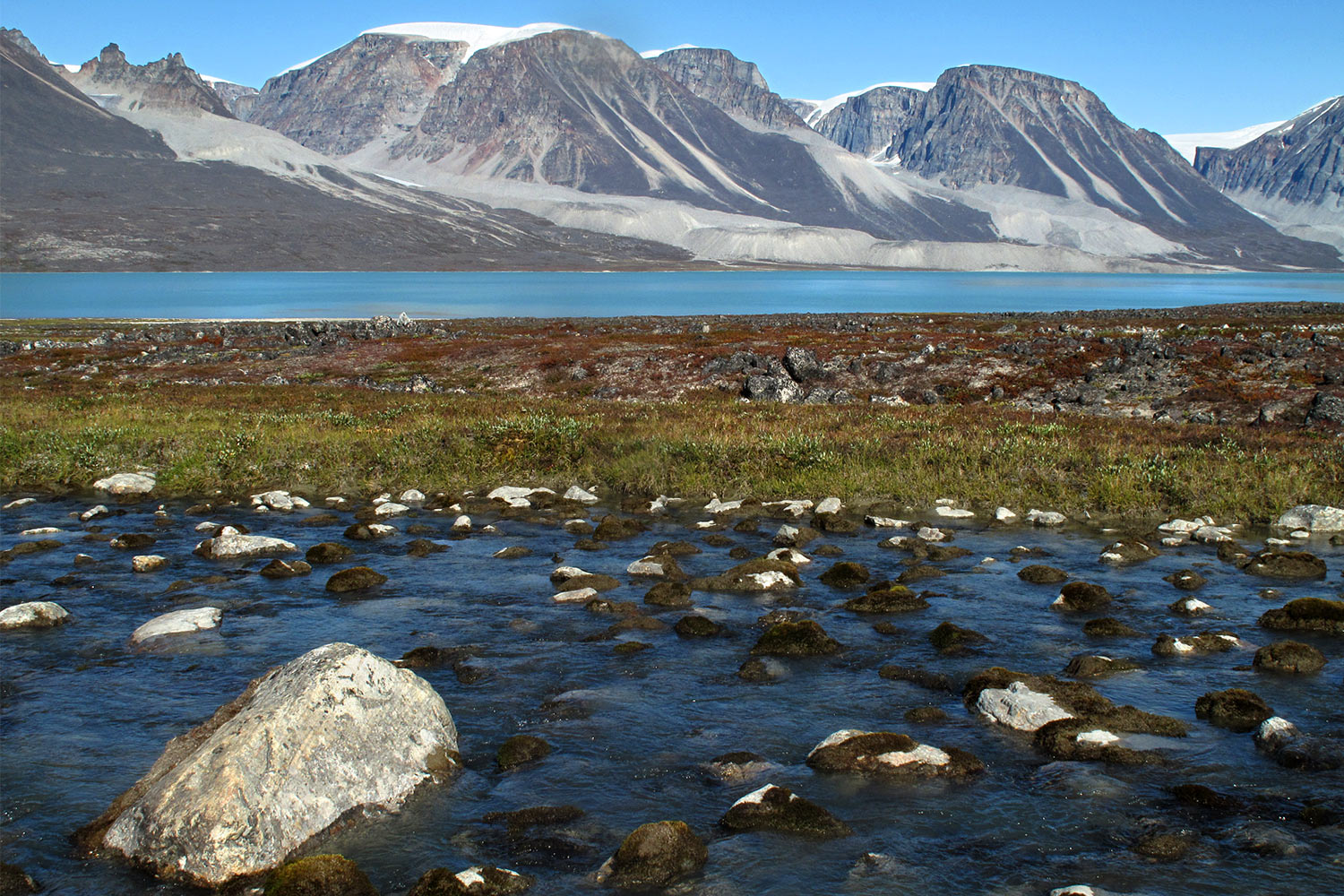 Sarqap tassersua . Nuussuaq . Grönland . 2009 (Foto: Manuela Hahnebach)