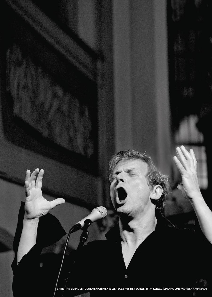 Christian Zehnder . Oloid . Jazztage Ilmenau 2015 Jakobuskirche (Foto: Manuela Hahnebach)