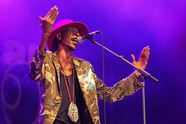 Jupiter Bokondji . Rudolstadt-Festival 2017 (Foto: Manuela Hahnebach)