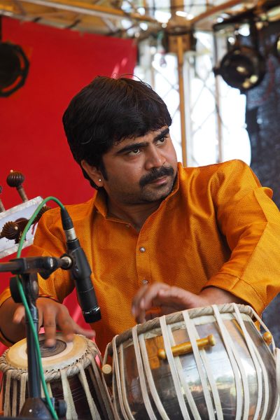 Neckar Ganga: Sandip Rao Kewale . Rudolstadt-Festival 2017 (Foto: Manuela Hahnebach)