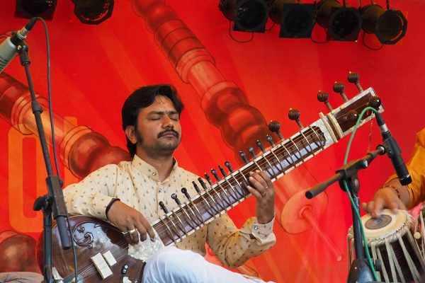 Neckar Ganga: Shyam Rastogi . Rudolstadt-Festival 2017 (Foto: Manuela Hahnebach)