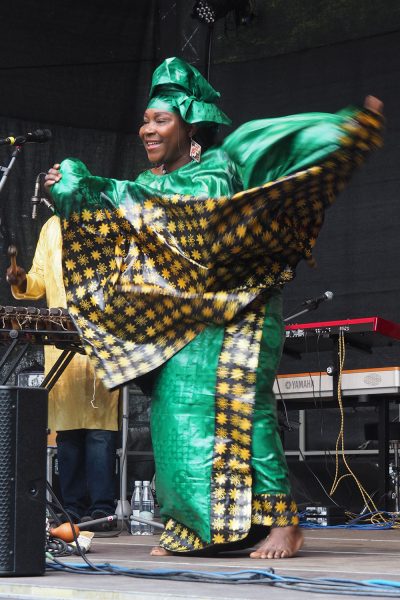 Trio Da Kali: Awa Kassé Mady Diabaté . Rudolstadt-Festival 2017 (Foto: Manuela Hahnebach)