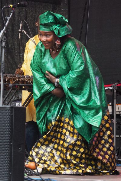 Trio Da Kali: Awa Kassé Mady Diabaté . Rudolstadt-Festival 2017 (Foto: Manuela Hahnebach)