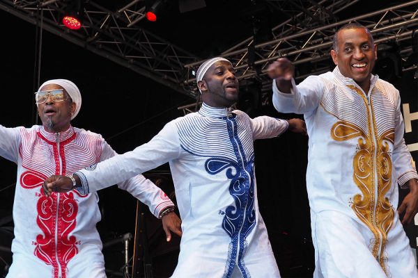 Omar Sosa, Seckou Keita & Gustavo Ovalles . Rudolstadt-Festival 2018 (Foto: Manuela Hahnebach)