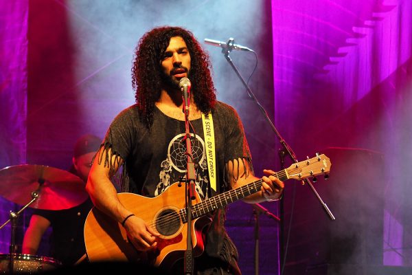 Ramy Essam . Rudolstadt-Festival 2018 (Foto: Manuela Hahnebach)