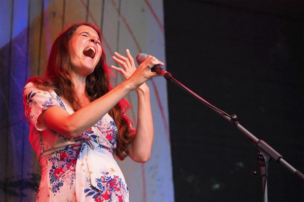 Ganes: Elisabeth Schuen . Rudolstadt-Festival 2018 (Foto: Manuela Hahnebach)