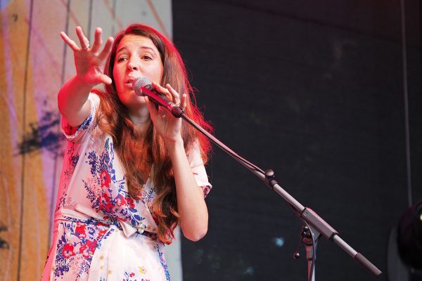 Ganes: Elisabeth Schuen . Rudolstadt-Festival 2018 (Foto: Manuela Hahnebach)