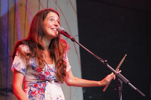 Ganes: Elisabeth Schuen . Rudolstadt-Festival 2018 (Foto: Manuela Hahnebach)