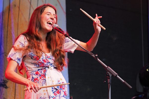 Ganes: Elisabeth Schuen . Rudolstadt-Festival 2018 (Foto: Manuela Hahnebach)