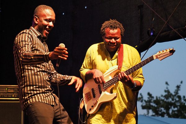 Debademba: Mohamed Diaby & Bisou Bass . Rudolstadt-Festival 2018 (Foto: Manuela Hahnebach)