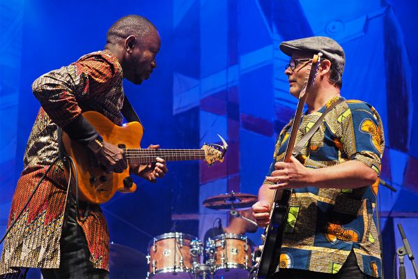 Debademba: Abdoulaye Traoré & Loïc Réchard . Rudolstadt-Festival 2018 (Foto: Manuela Hahnebach)