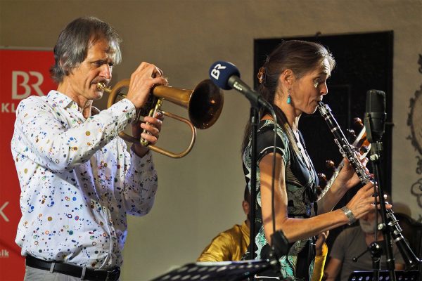 Eternal Voyage: Markus Stockhausen & Tara Bouman . Rudolstadt-Festival 2018 (Foto: Manuela Hahnebach)