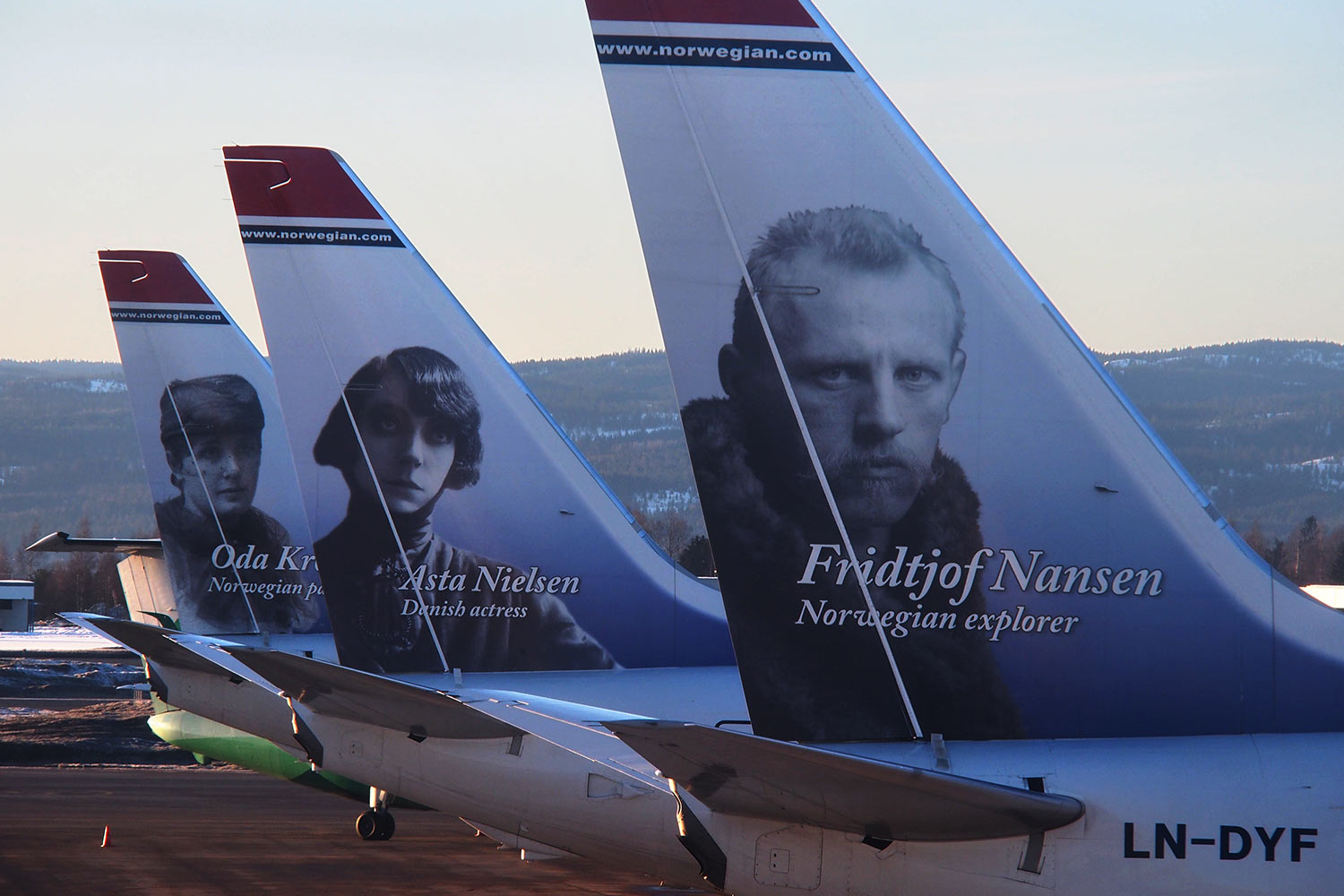 Fluggesellschaft Norwegian . Oslo . 2013 (Foto: Manuela Hahnebach)