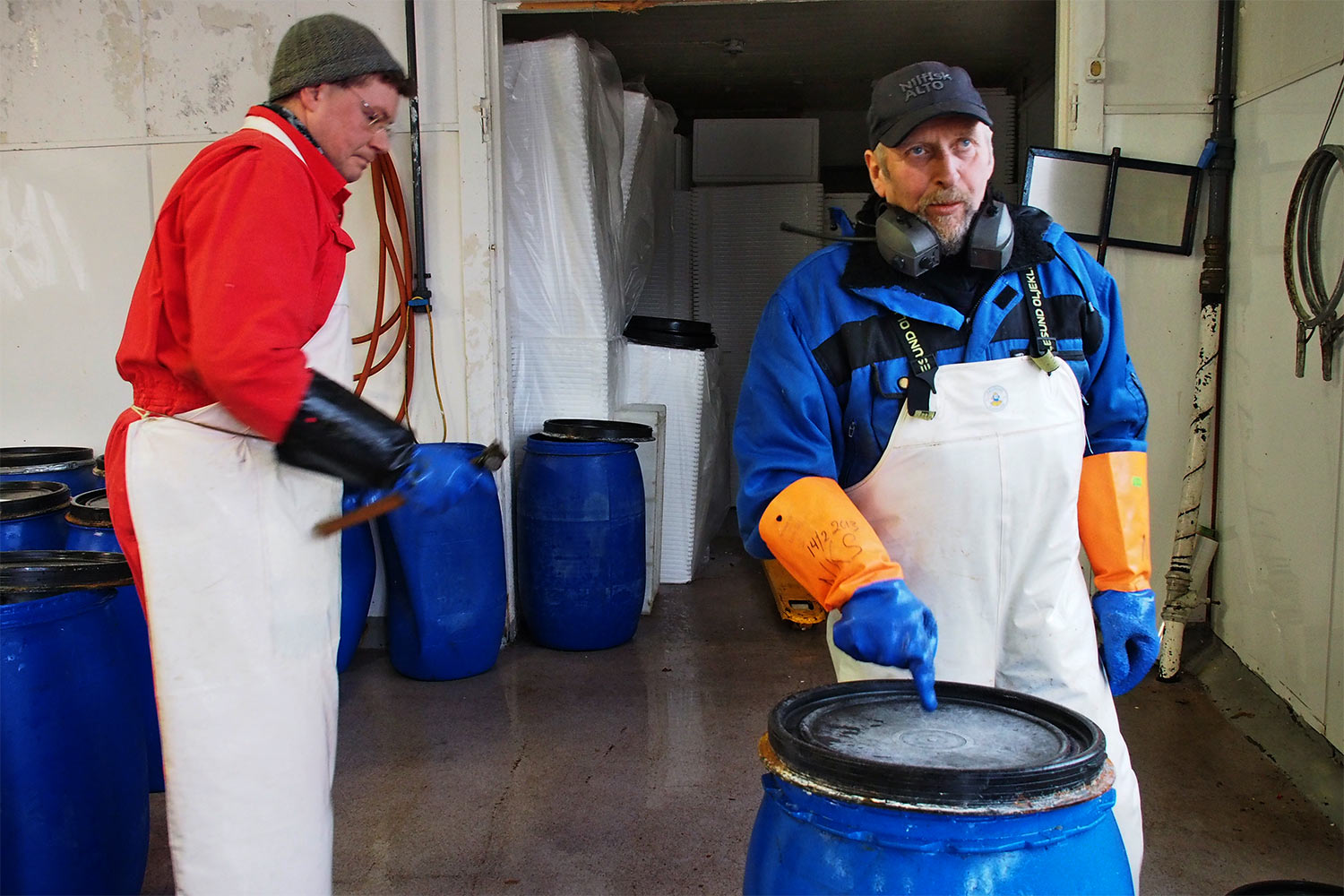 Fischfabrik Fredvang . Moskenesøya . Lofoten . 2013 (Foto: Manuela Hahnebach)