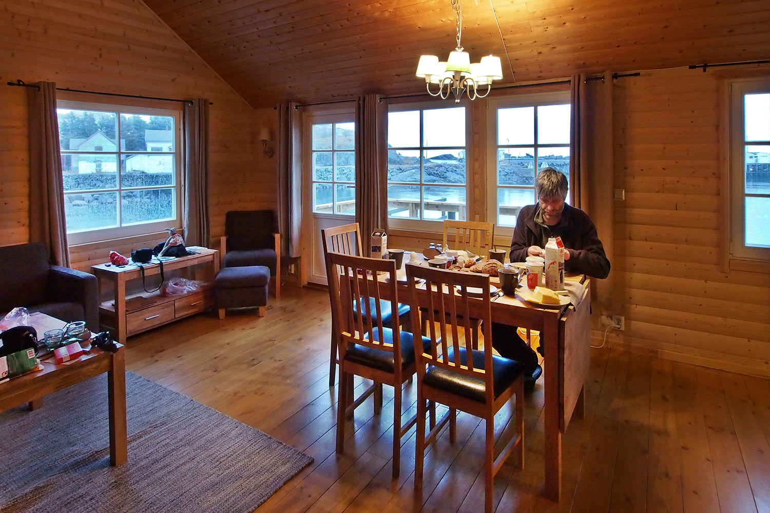Torbjørnbua . Eliassen Rorbuer . Hamnøya . Lofoten . 2013 (Foto: Manuela Hahnebach)